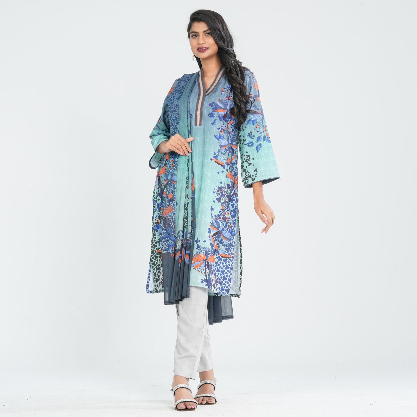 Women’s Blended Silk Three Piece Set