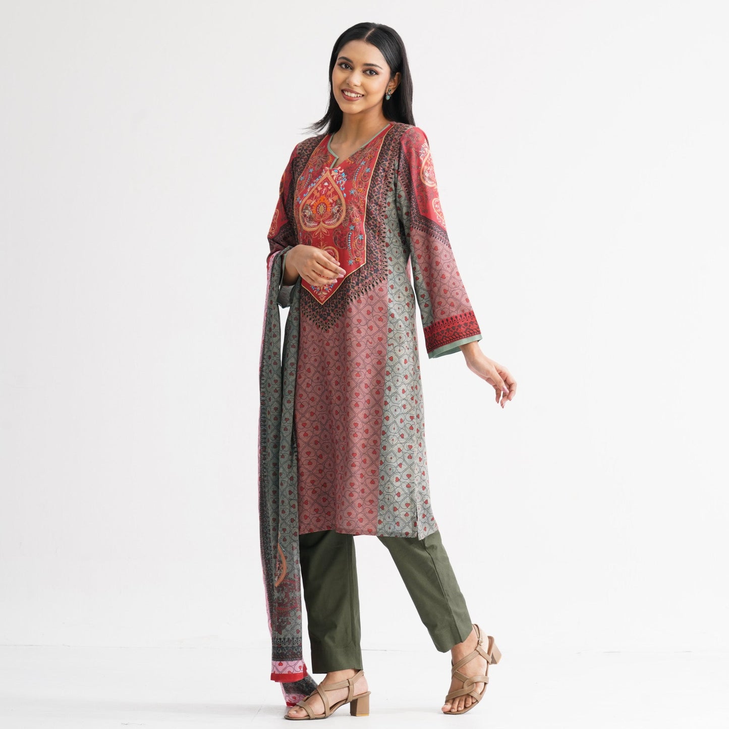 Womenâ€™s Multicolor Three-Piece Set
