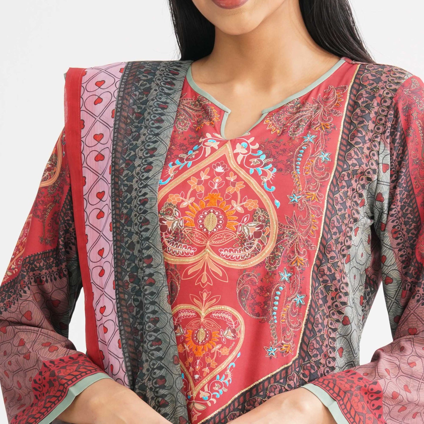 Womenâ€™s Multicolor Three-Piece Set