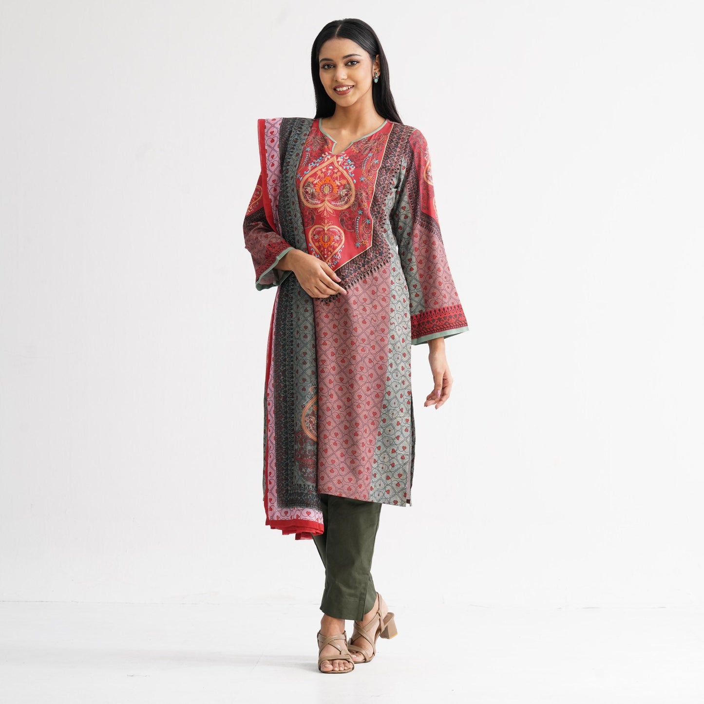 Womenâ€™s Multicolor Three-Piece Set