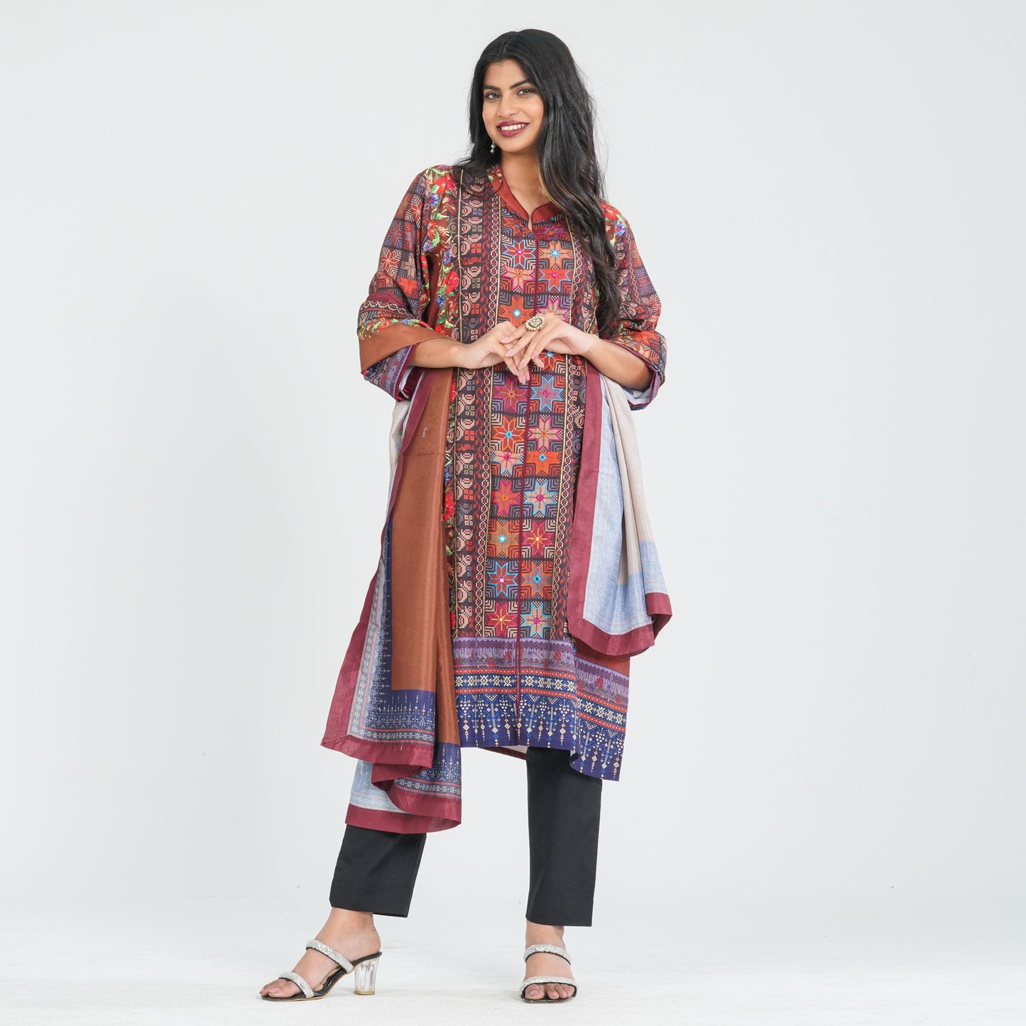 Women’s Blended Cotton Three Piece Set