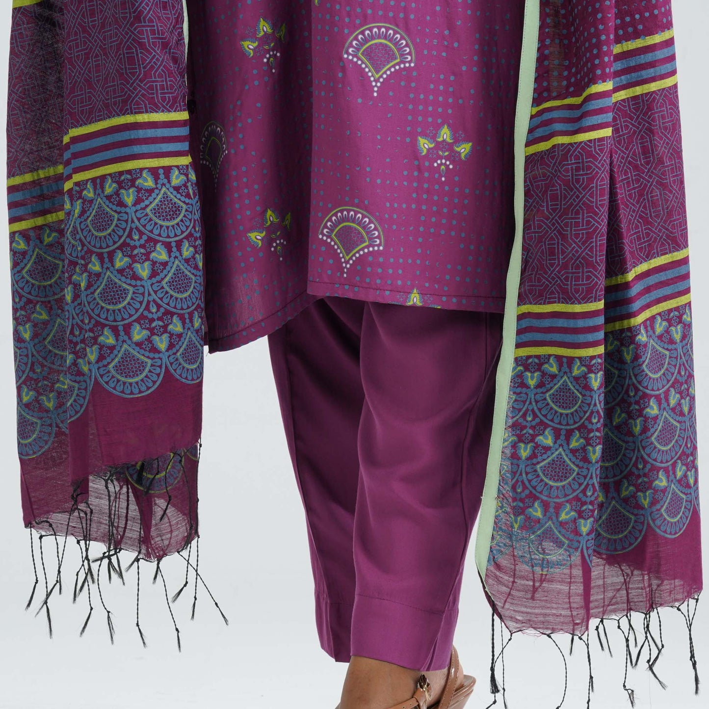Women's Purple Three Piece Set