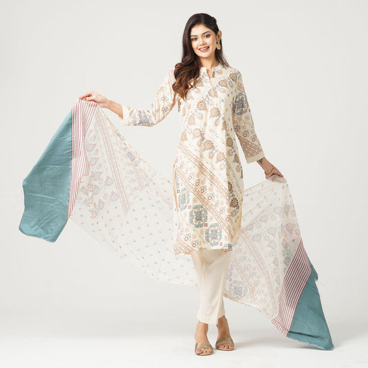 Women’s Blended Silk Three Piece