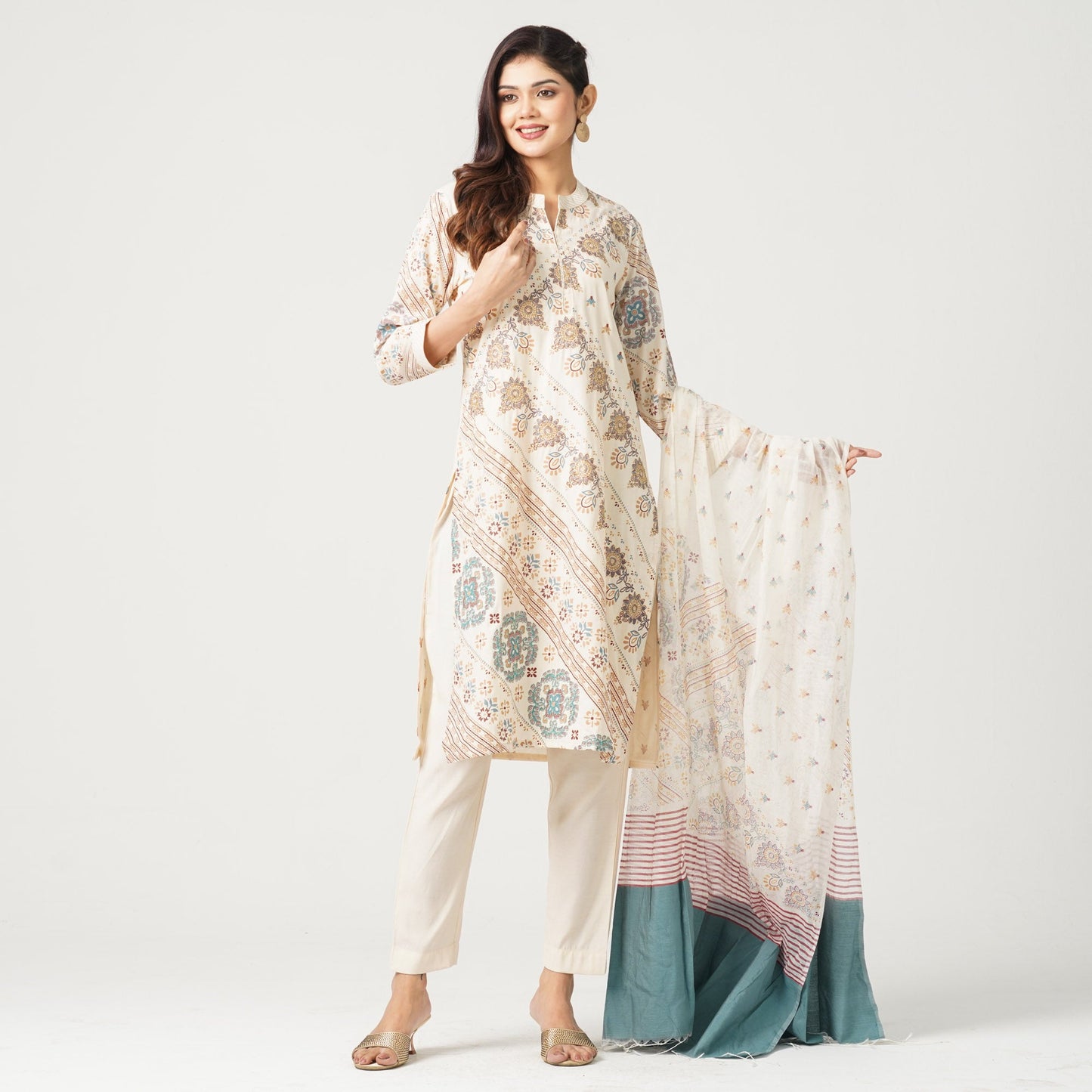 Women’s Blended Silk Three Piece