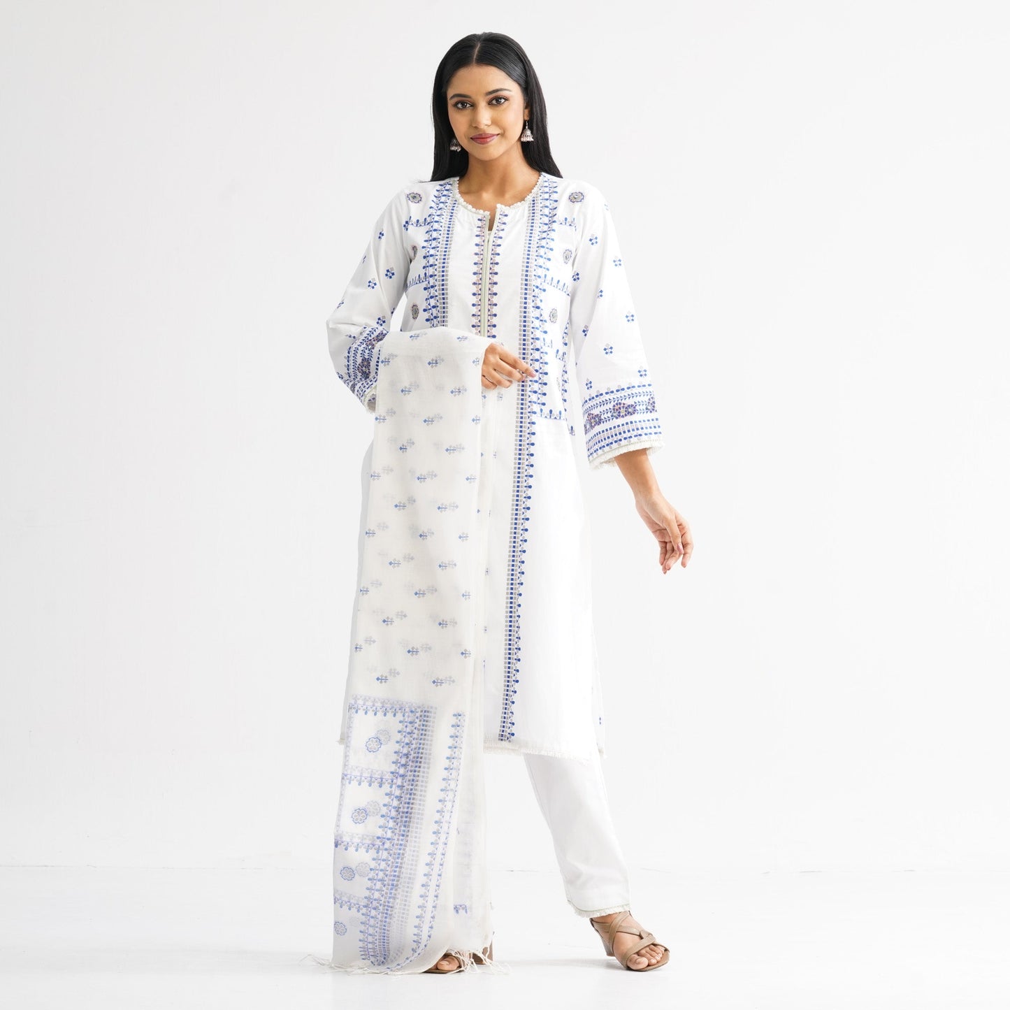 Womenâ€™s Off-White Three-Piece Set