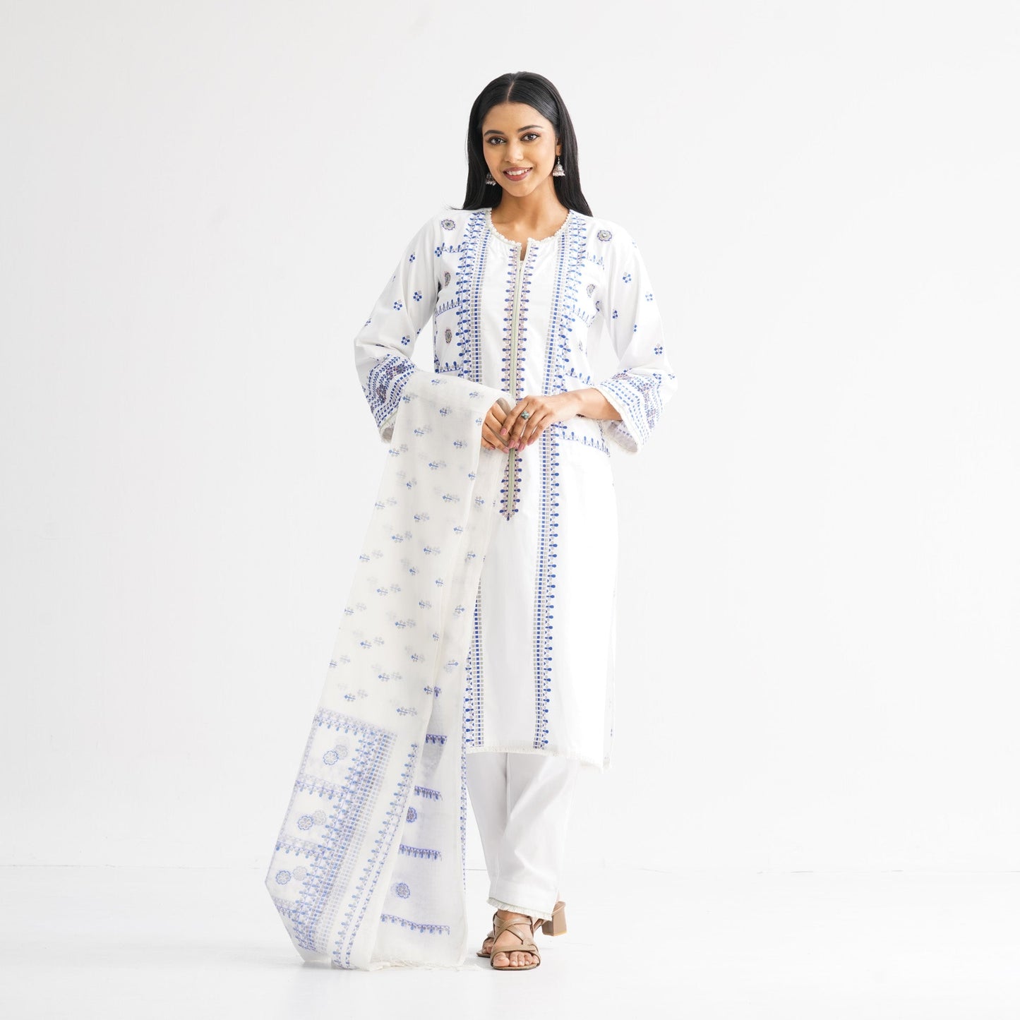 Womenâ€™s Off-White Three-Piece Set
