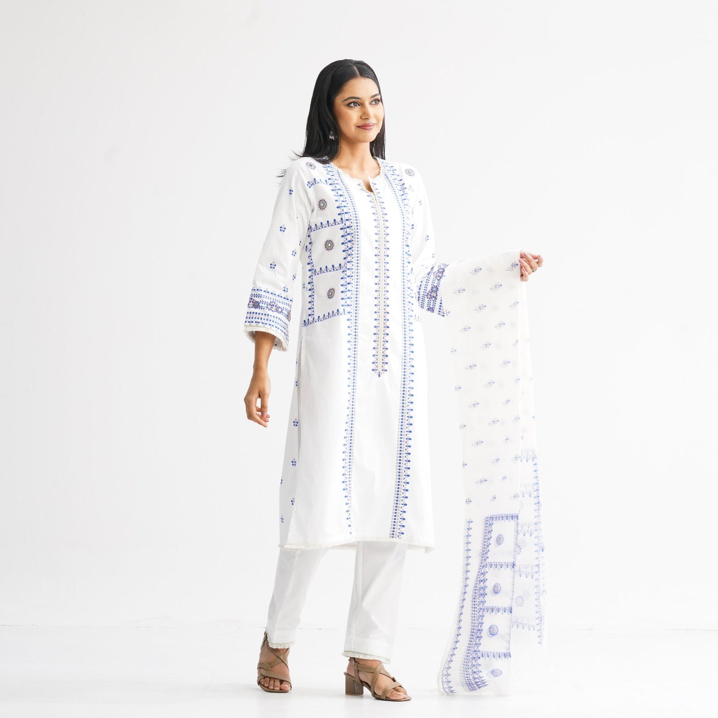 Womenâ€™s Off-White Three-Piece Set