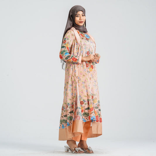 Women Silk Georgette Three Piece Set