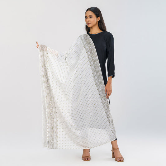 Womens White Orna
