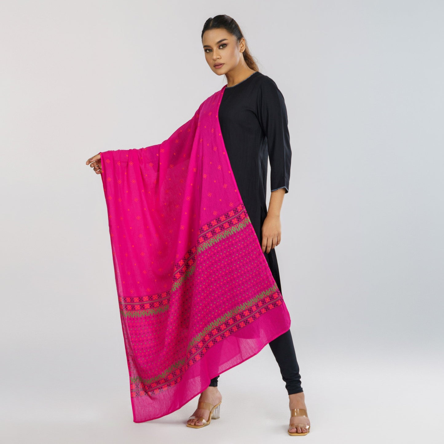 Womens Ethnic Magenta  Orna