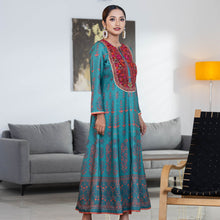 Load image into Gallery viewer, ETHNIC GOWN-GREEN
