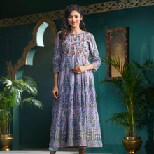 Load image into Gallery viewer, Women Ash Ethnic Gown
