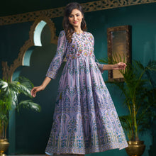 Load image into Gallery viewer, Women Ash Ethnic Gown
