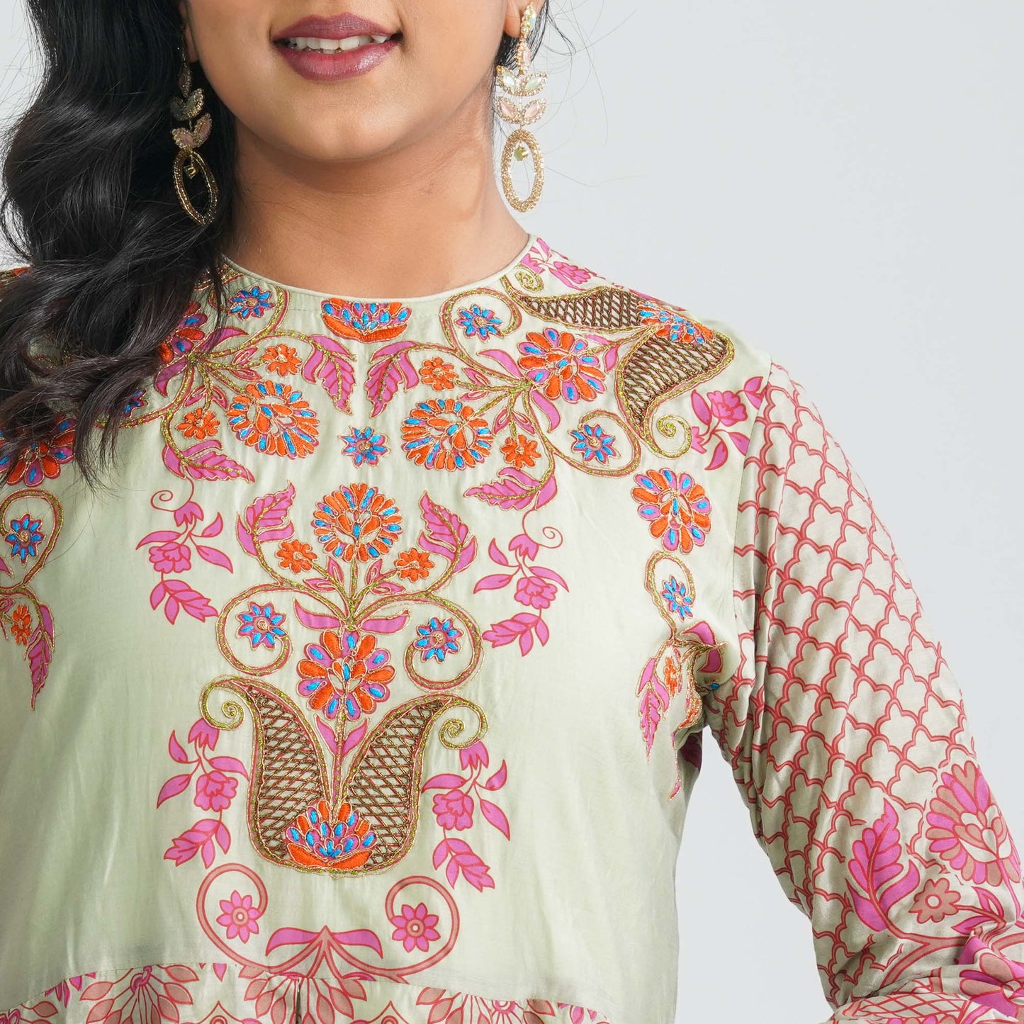 Women Blended Silk Gown