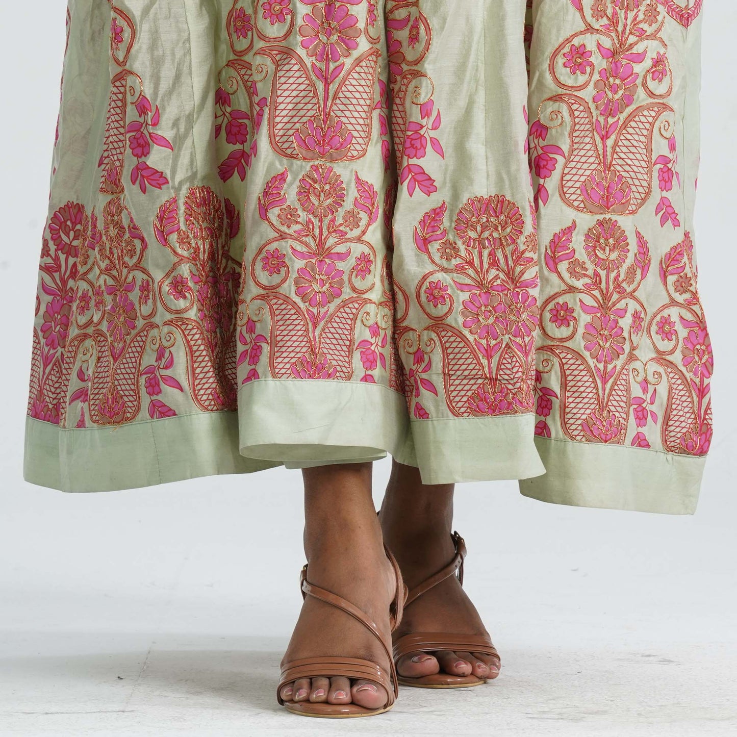 Women Blended Silk Gown