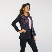 Load image into Gallery viewer, Ethnic Embroidered Silk Jacket
