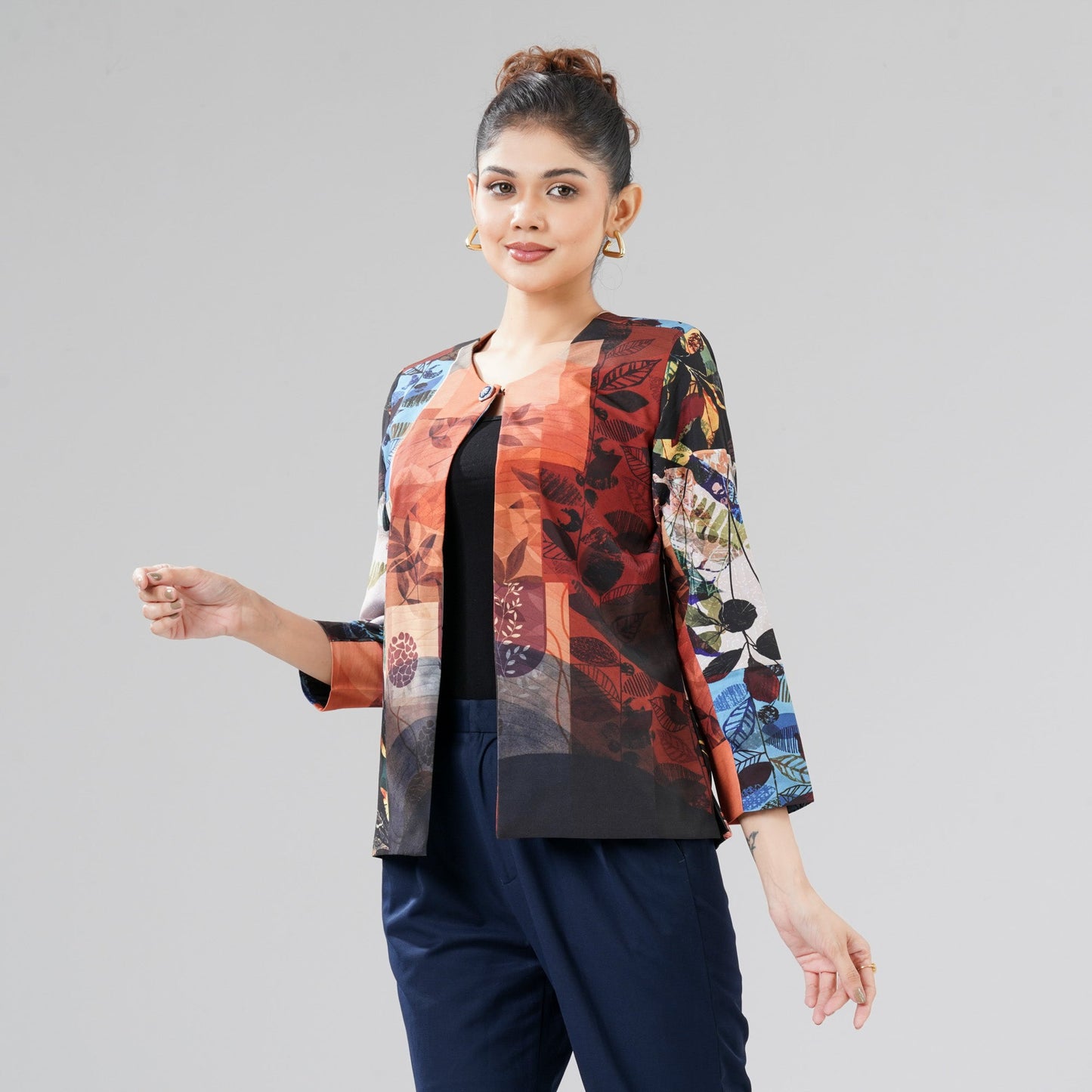 Womens Multicolor Jacket