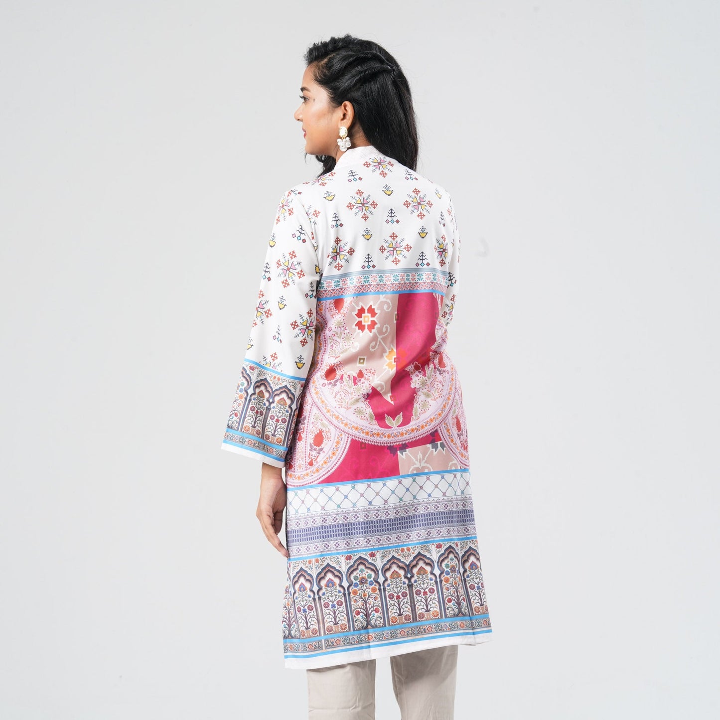 Women Blended Silk Kurti
