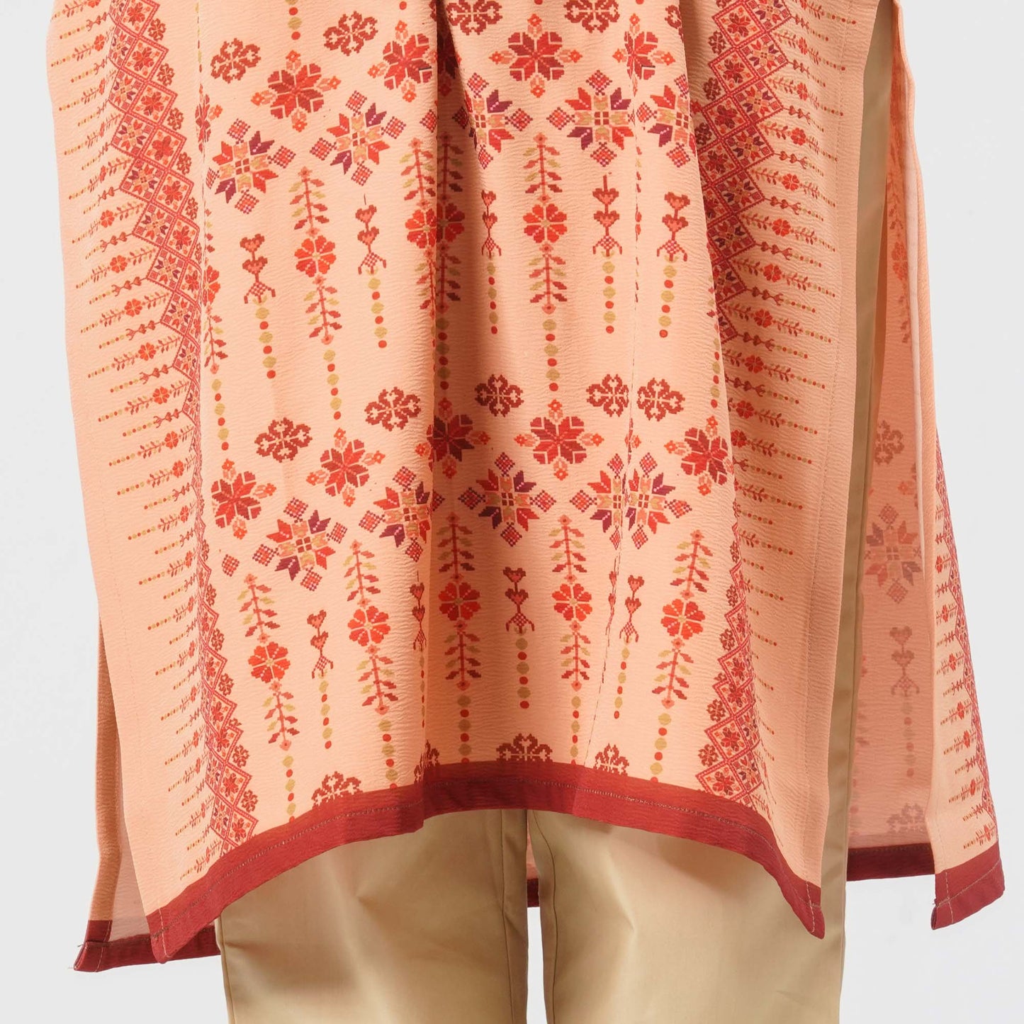 Women Blended Silk Kurti