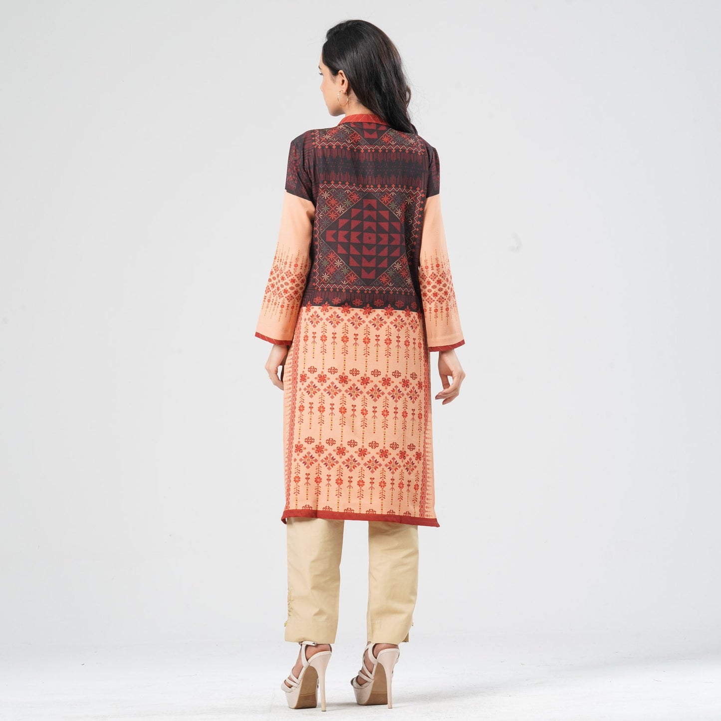 Women Blended Silk Kurti