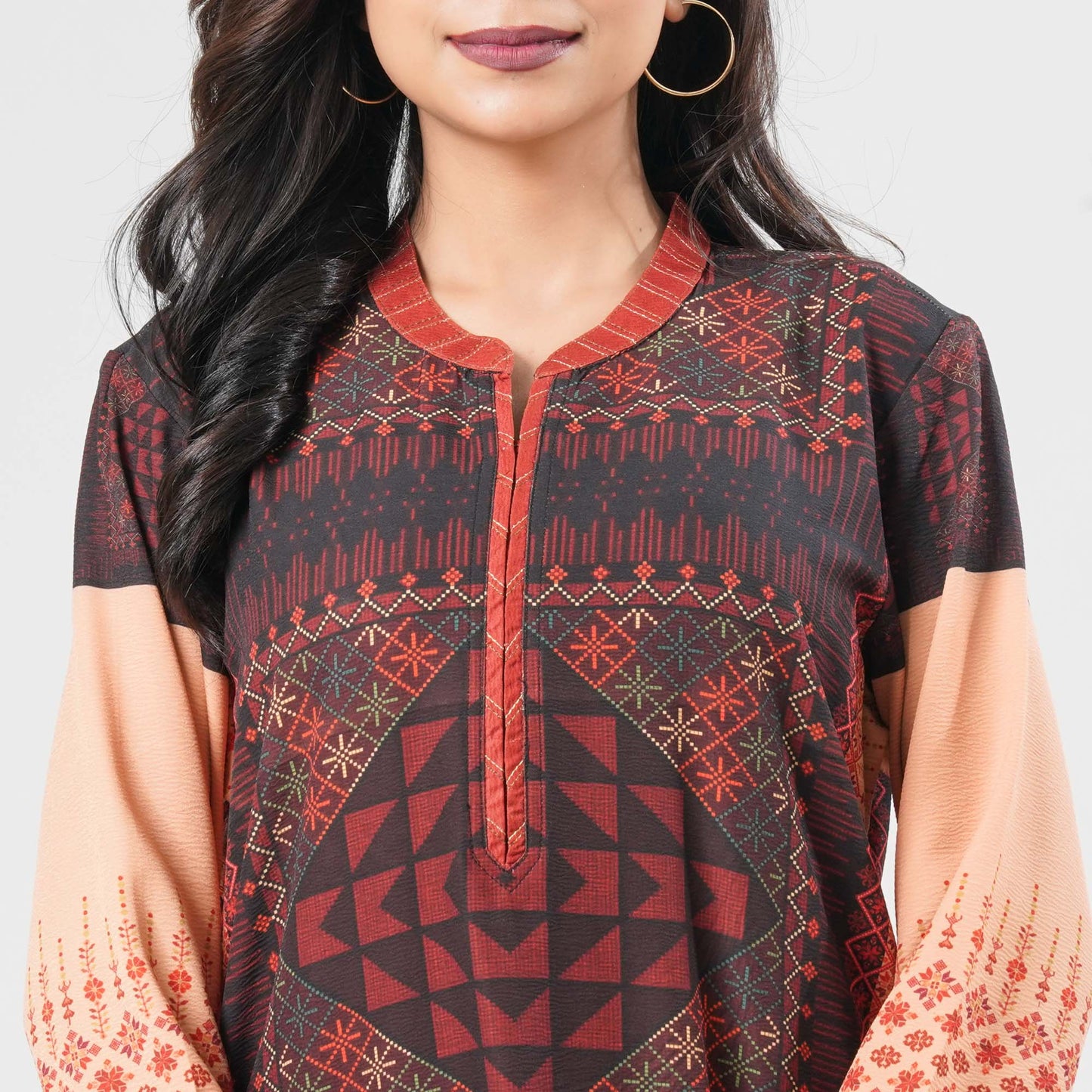 Women Blended Silk Kurti