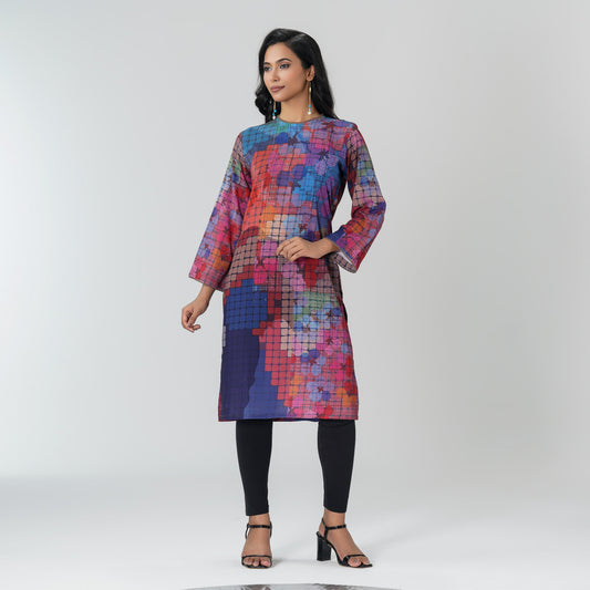 Womens Multi Color Kurti