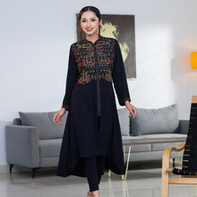 Load image into Gallery viewer, ETHNIC PREMIUM_KURTI-BLACK
