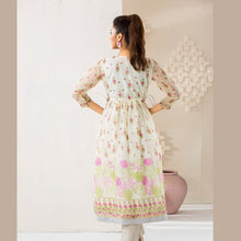 Load image into Gallery viewer, ETHNIC PREMIUM KURTI-WHITE
