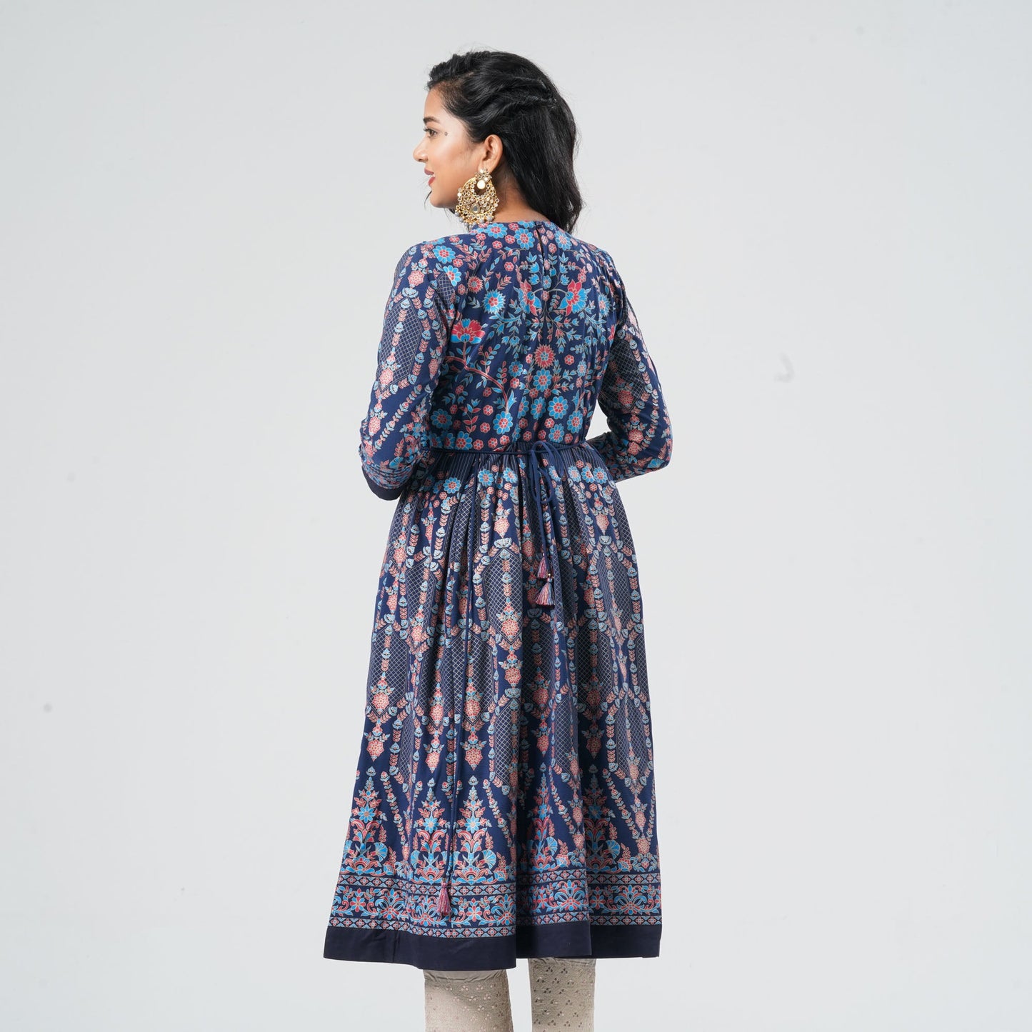 Women Georgette Anarkali Kurti