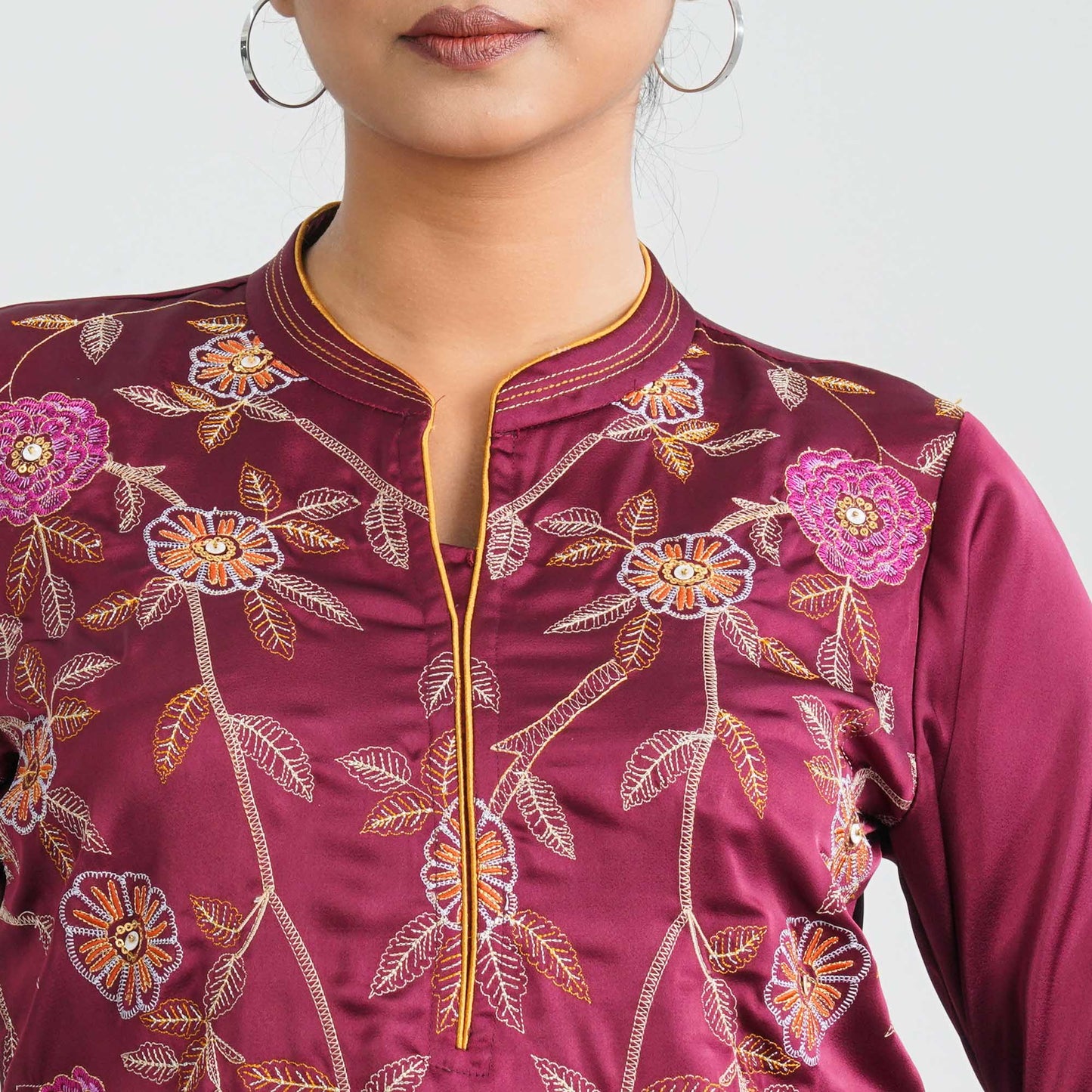 Women’s Silk Embroidered Kurti