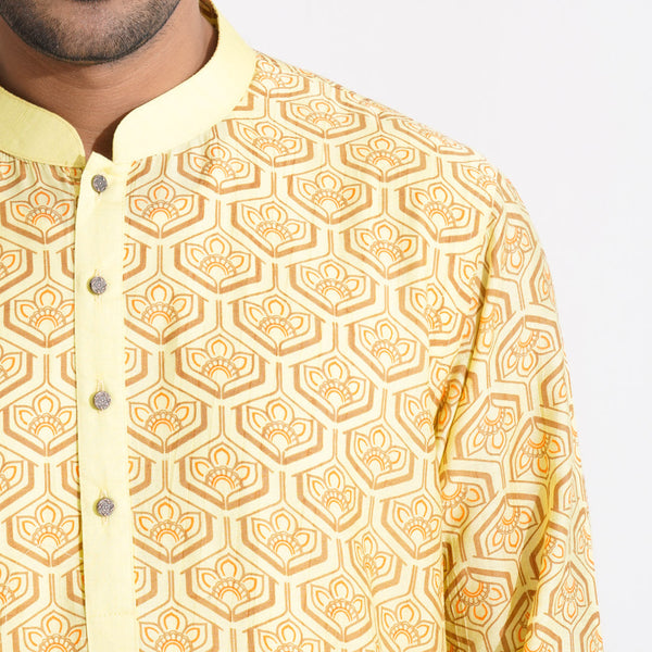 Men Yellow Panjabi