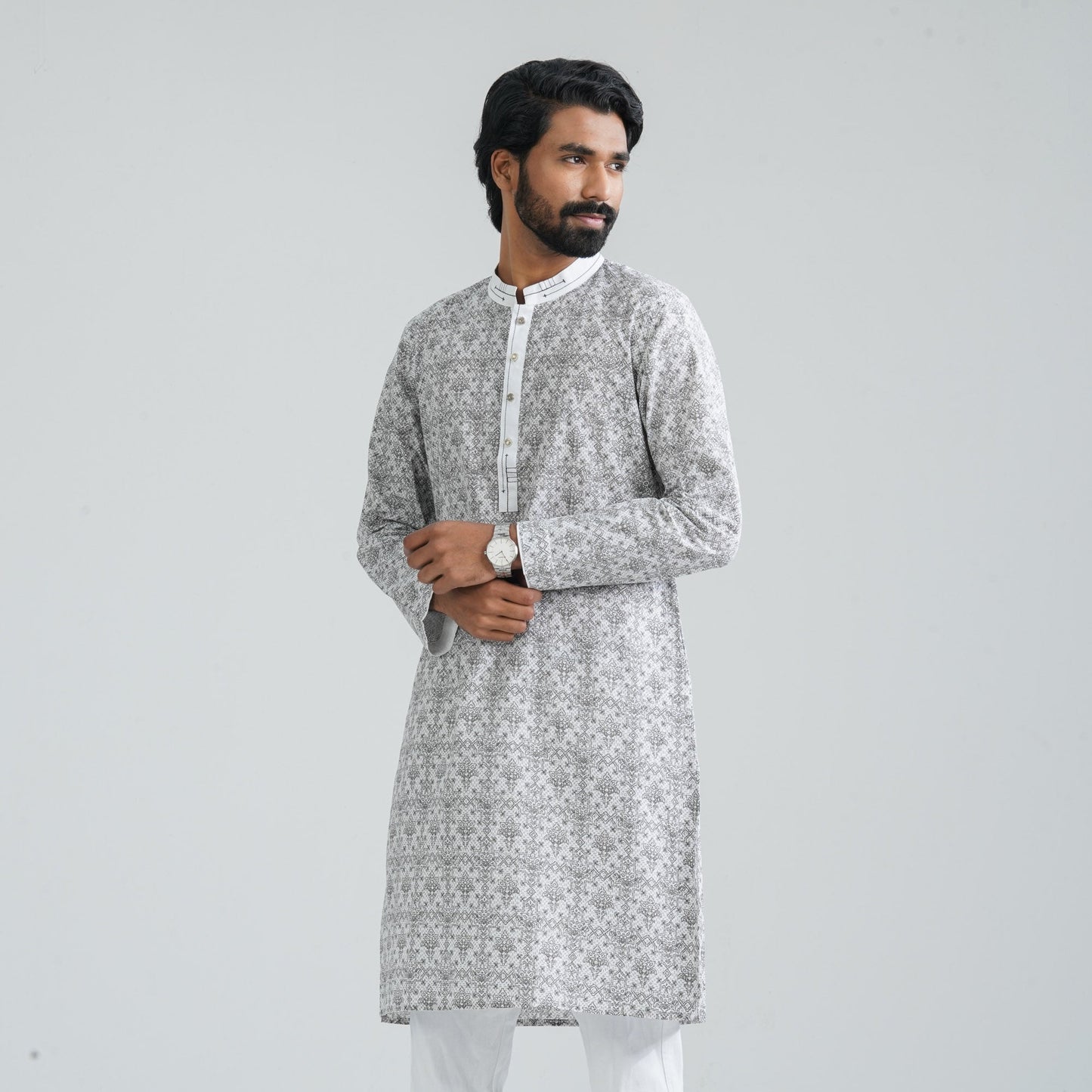 Men’s White Panjabi