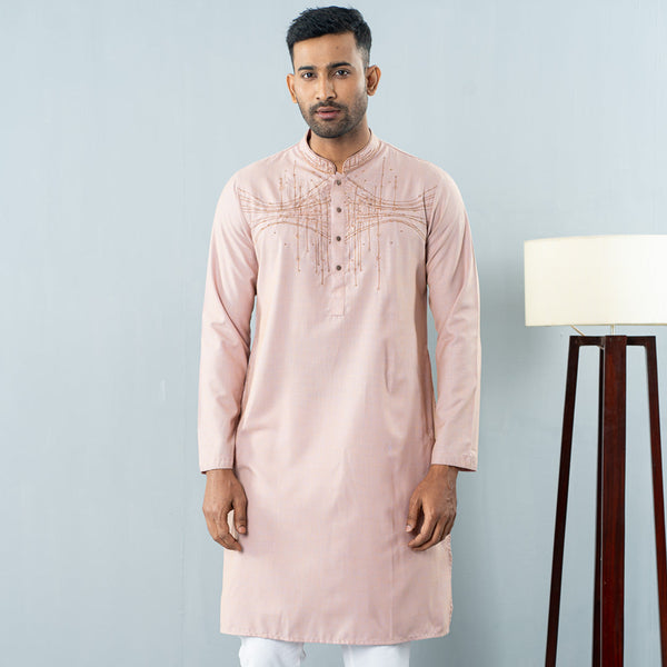 Men's Lemonade Pink Panjabi