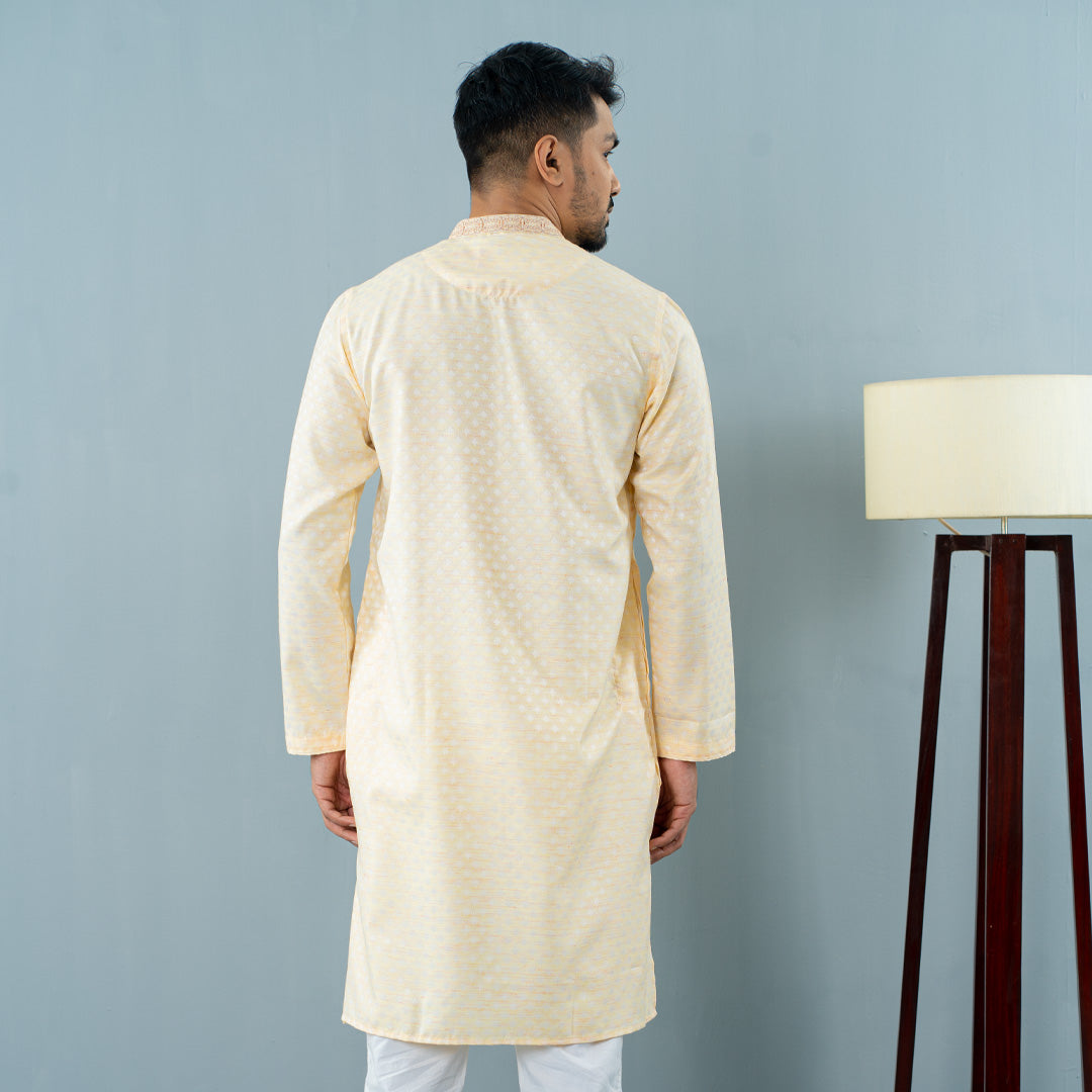 Men's Golden Panjabi