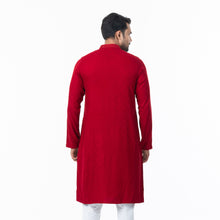 Load image into Gallery viewer, Mens Maroon Embroidered Panjabi
