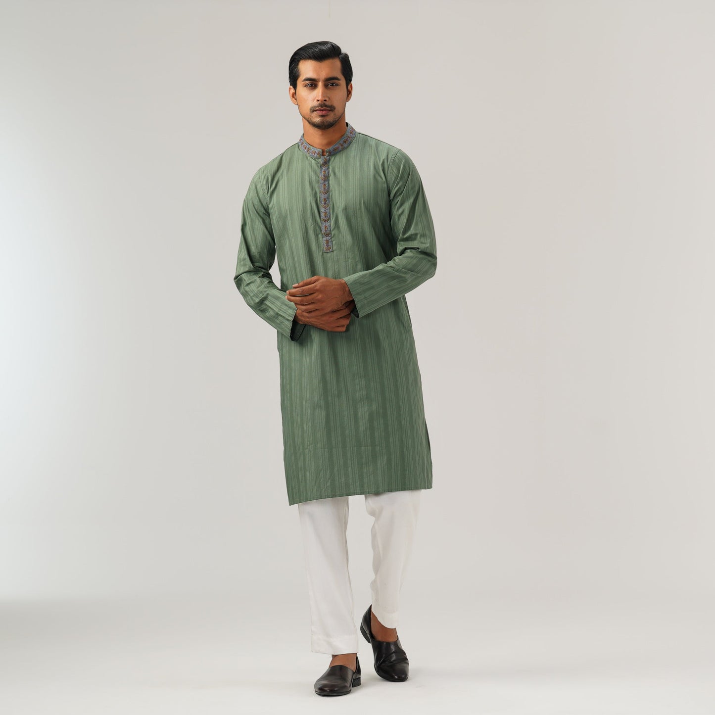 Mens Embroidery Magnolia Panjabi