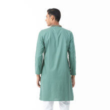 Load image into Gallery viewer, Mens Mint Karchupi Panjabi
