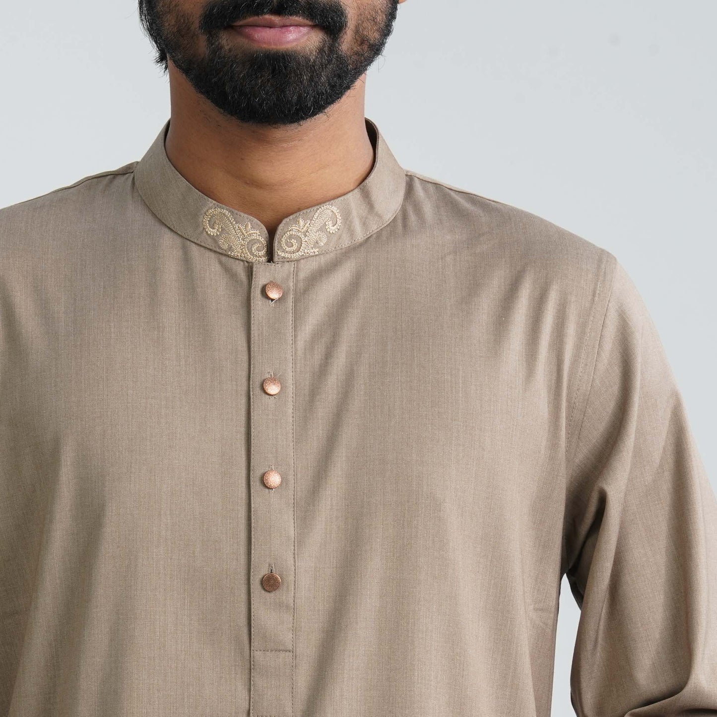 Men’s Blended Fabric Panjabi