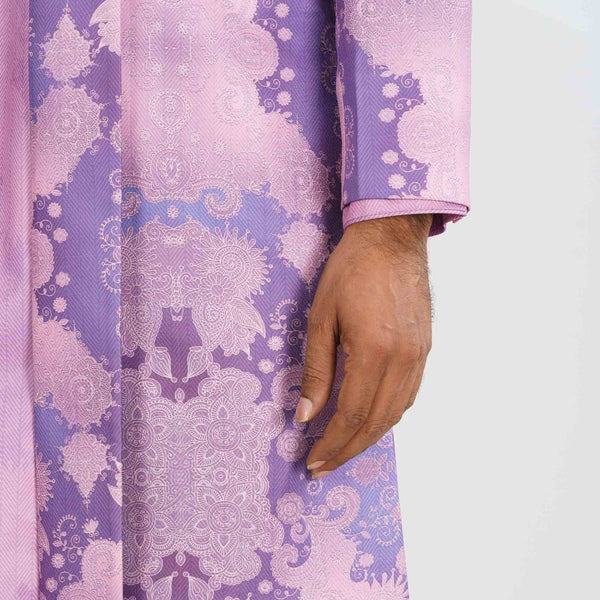 Mens Dusty Rose Sherwani