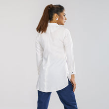 Load image into Gallery viewer, Women&#39;s Ethnic White Shirt
