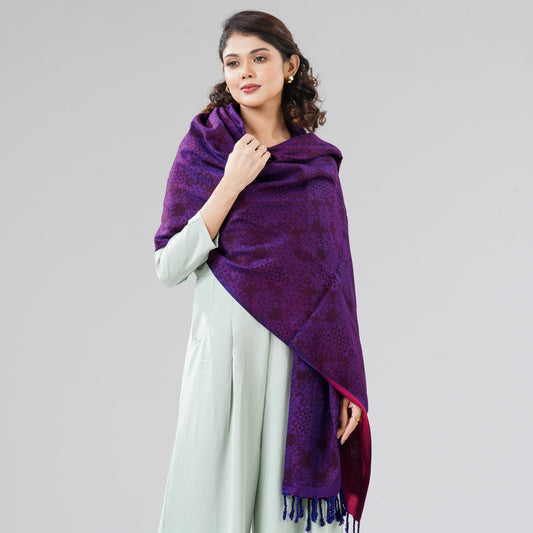 Women's Dark Purple Shawl