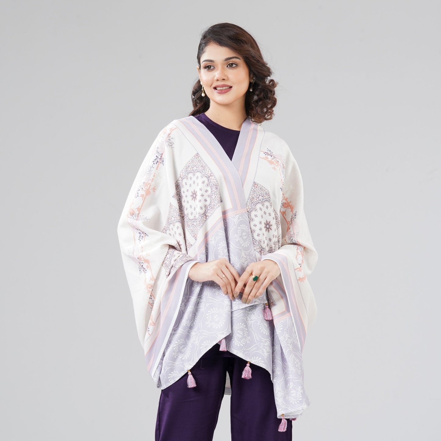 Womens Multicolor Shawl