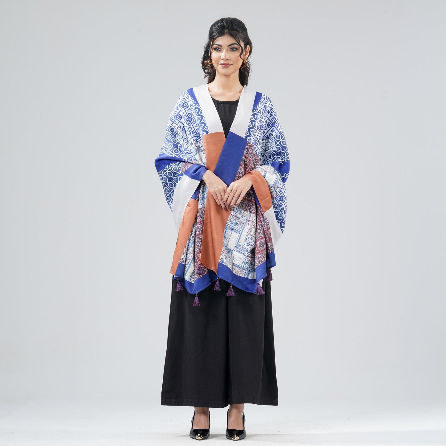 Womens Multicolor Shawl