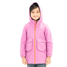 Load image into Gallery viewer, Girls Windbreaker-Radiant Purple
