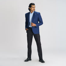 Load image into Gallery viewer, Men&#39;s Dark Navy Slim Fit Blazer
