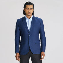 Load image into Gallery viewer, Men&#39;s Dark Navy Slim Fit Blazer
