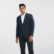 Load image into Gallery viewer, Men&#39;s Navy Slim Fit Blazer
