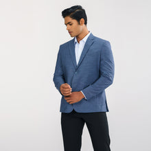 Load image into Gallery viewer, Men&#39;s Charcoal Blue Casual Blazer
