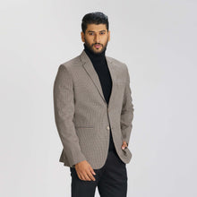 Load image into Gallery viewer, Men&#39;s Brown Slim Blazer
