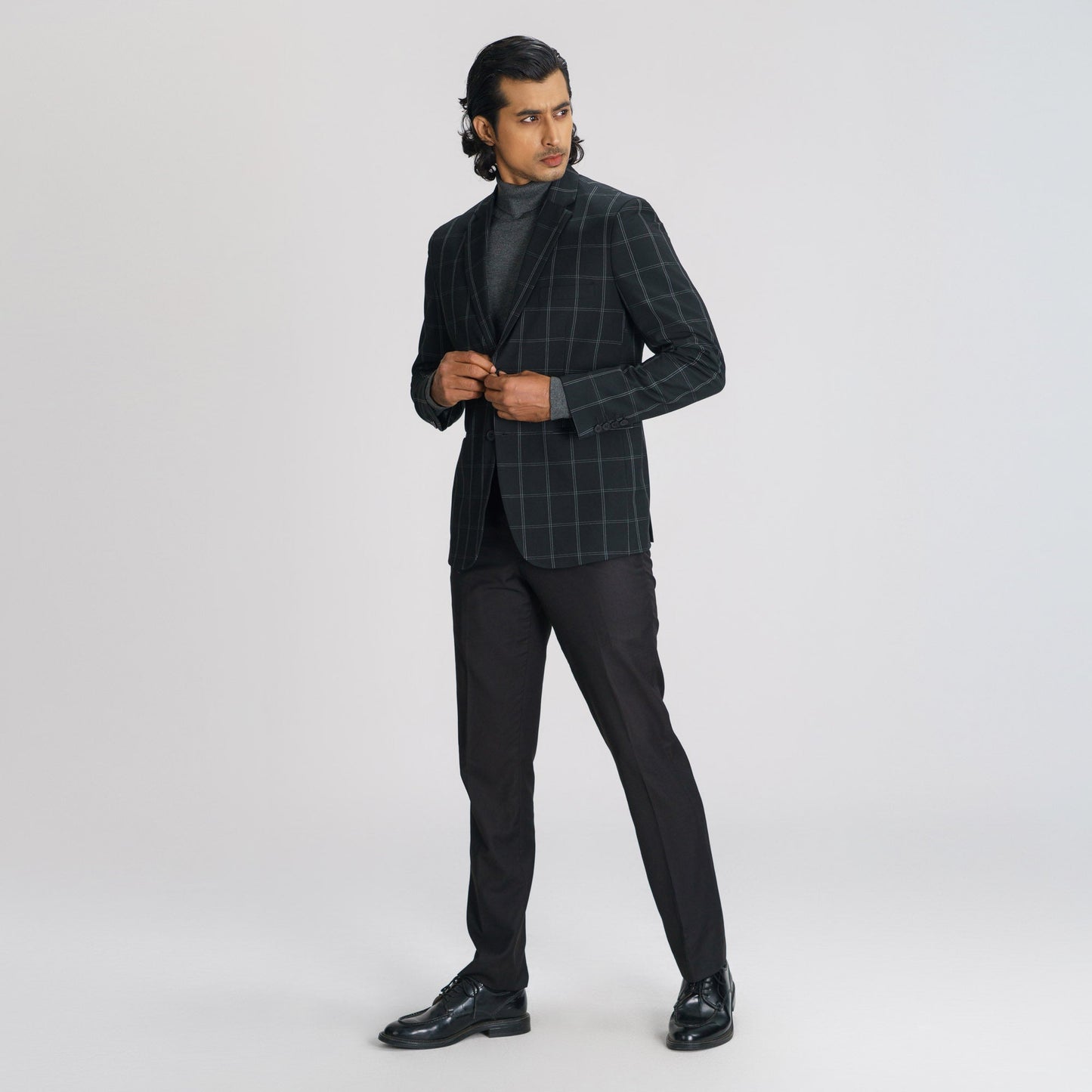 Men's Black Slim Fit Blazer